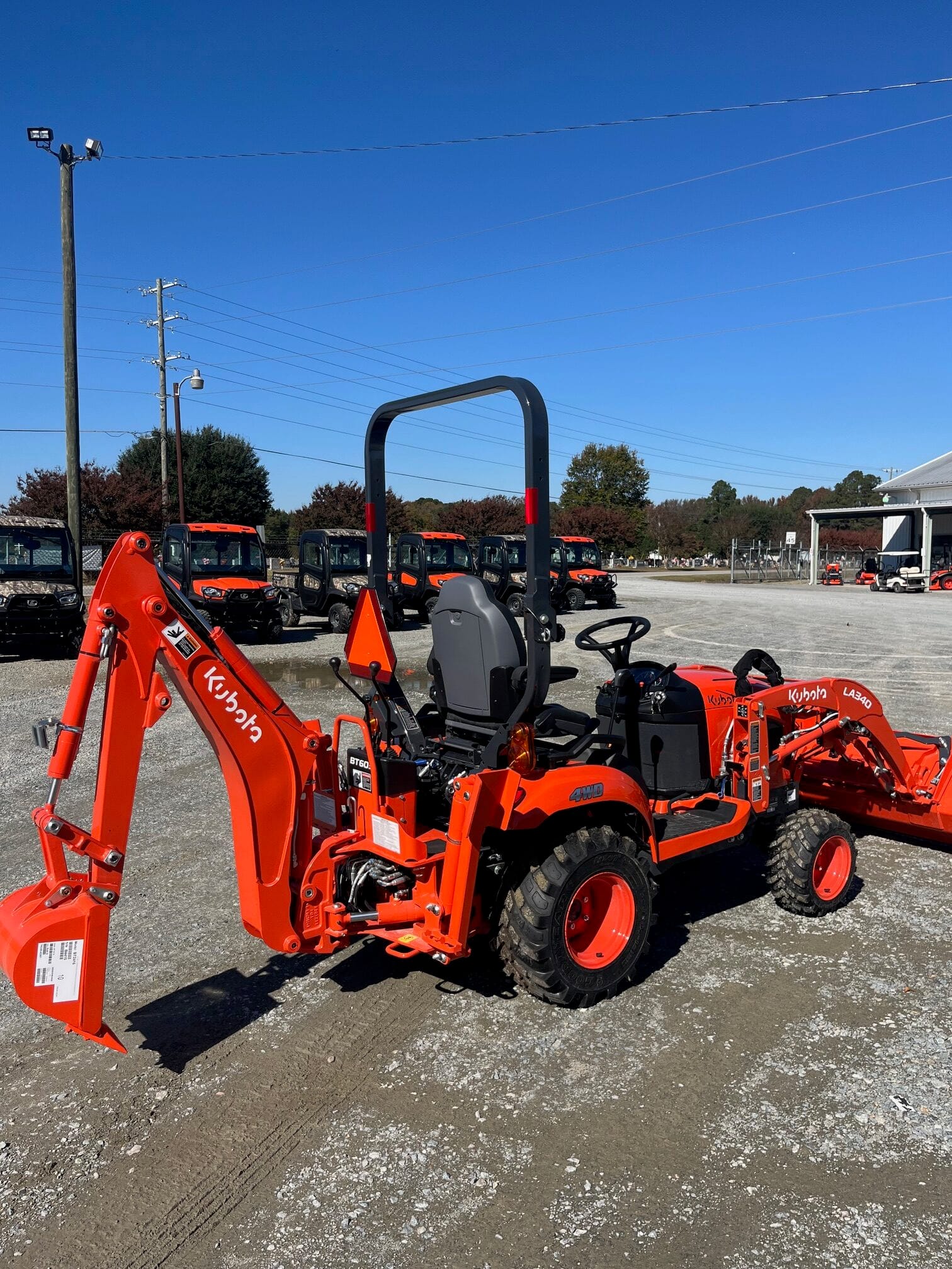 KUBOTA BX23S TRACTOR LOADER BACKHOE